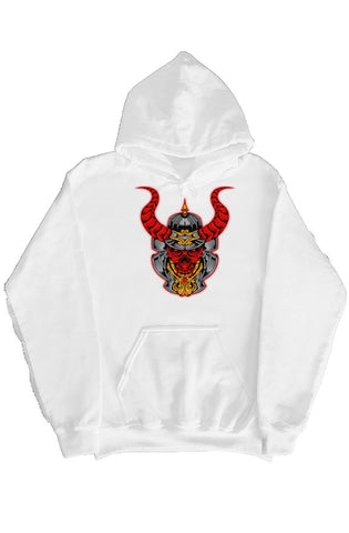 Horned Skull hoody White