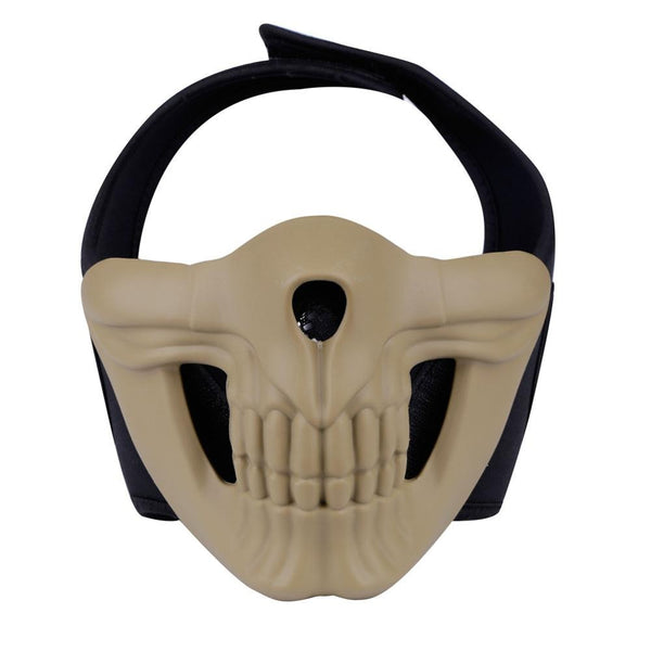 Half-SKULL Mask TAN