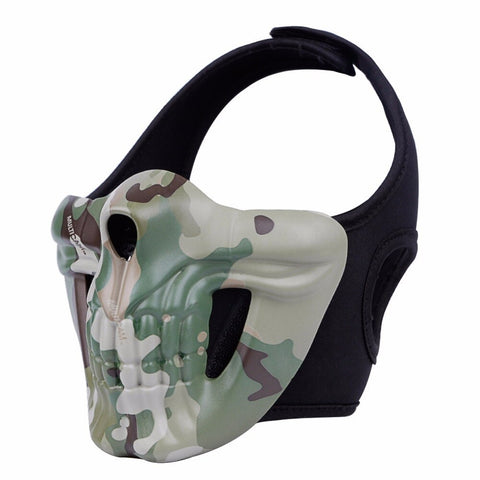 Half-SKULL Mask LIGHT CAMO